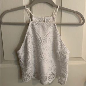 Abercrombie & Fitch white eyelet 2 piece set
